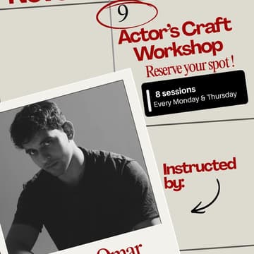 Cover Image for Actor's Craft with Omar Omar
