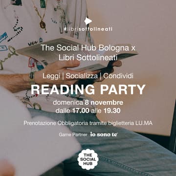 Cover Image for Reading Party Bologna: domenica 08 novembre