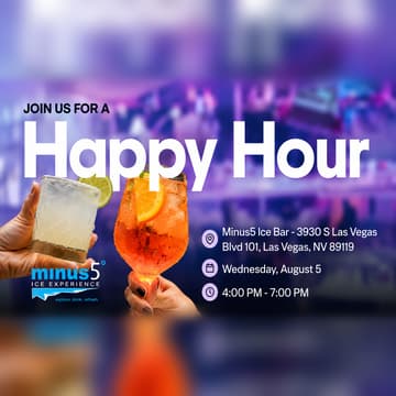 Cover Image for Bedrock Happy Hour @ Minus5 Ice Bar