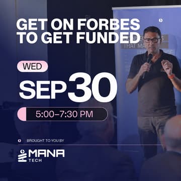 Cover Image for Get on Forbes to Get Funded