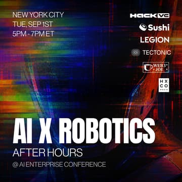Cover Image for AI x Robotics After Hours @ The AI Enterprise Conference