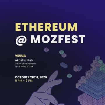 Cover Image for ETHEREUM @ MOZFEST