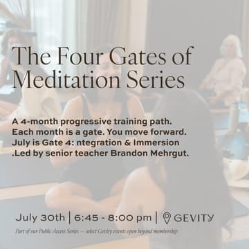 Cover Image for The Four Gates of Meditation Series