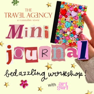 Cover Image for Mini Journal Bedazzling Workshop with art gurl!