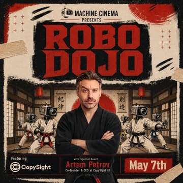 Cover Image for RoboDojo - Copyrighting AI! w/ Artem Petrov, Founder of Copysight.ai