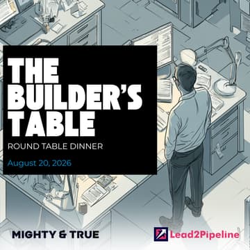 Cover Image for The Builder's Table | Boston | August 20, 2026