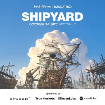 Cover Image for Tech@NYU Buildathon: Shipyard