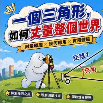 Cover Image for 一個三角形，如何丈量整個世界？