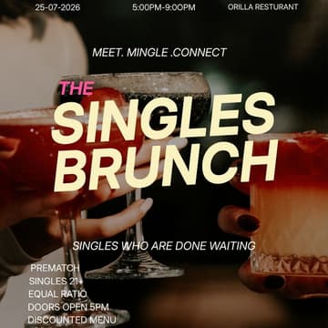 Cover Image for Sunset Singles Brunch