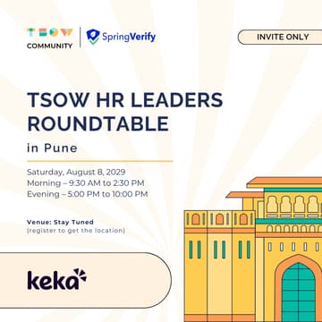 Cover Image for TSOW HR Leaders Roundtable in Pune
