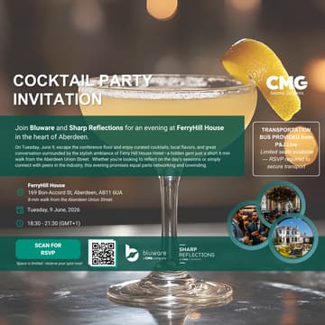 Cover Image for Exclusive Cocktail Evening | EAGE 2026 – 9 June