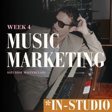 Cover Image for Summer Camp — Week 4: Music Marketing (Studio Seat)