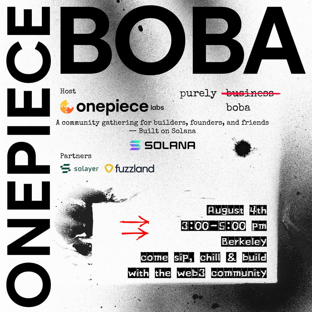 OnePiece Boba @ SBC’25