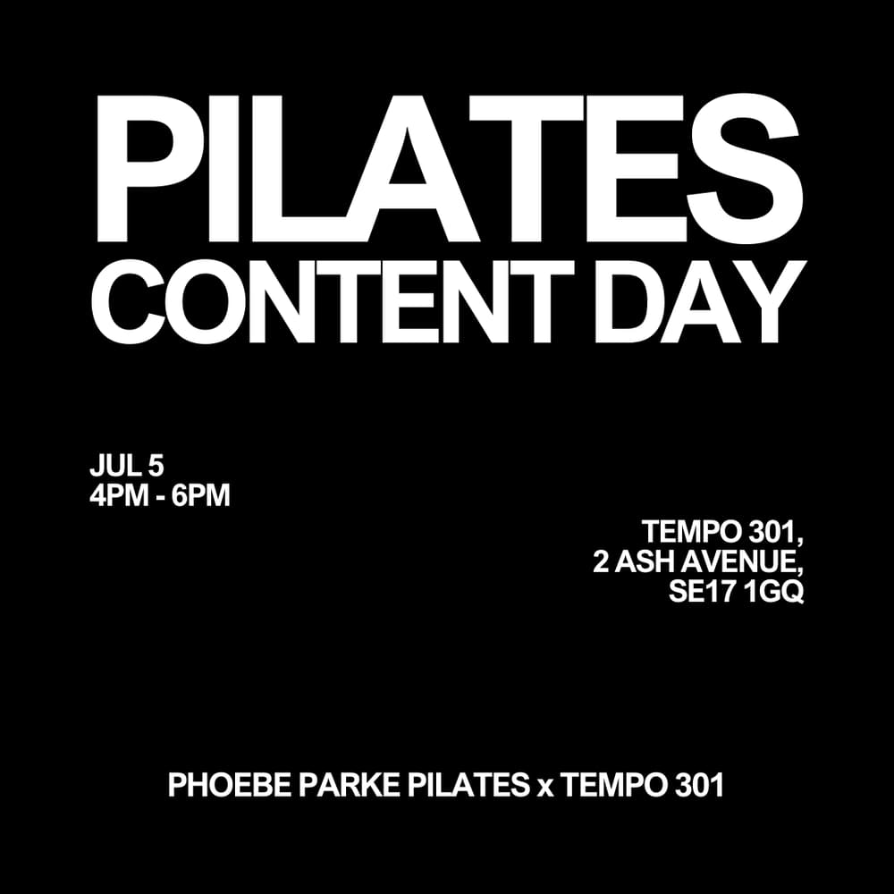 Pilates Content Day at Tempo 301, Elephant Park