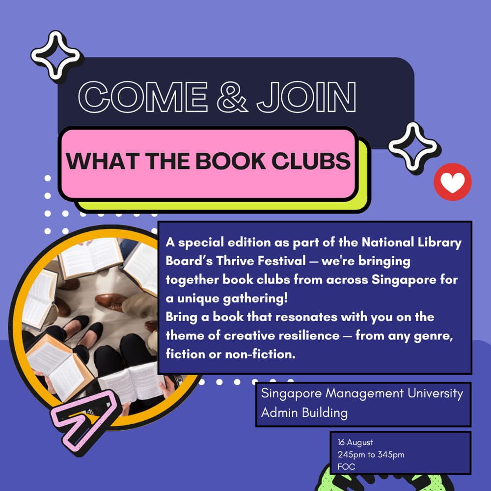 What The Book Clubs: Creative Resilience edition