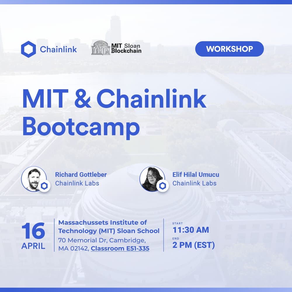 MIT & Chainlink Bootcamp · Luma