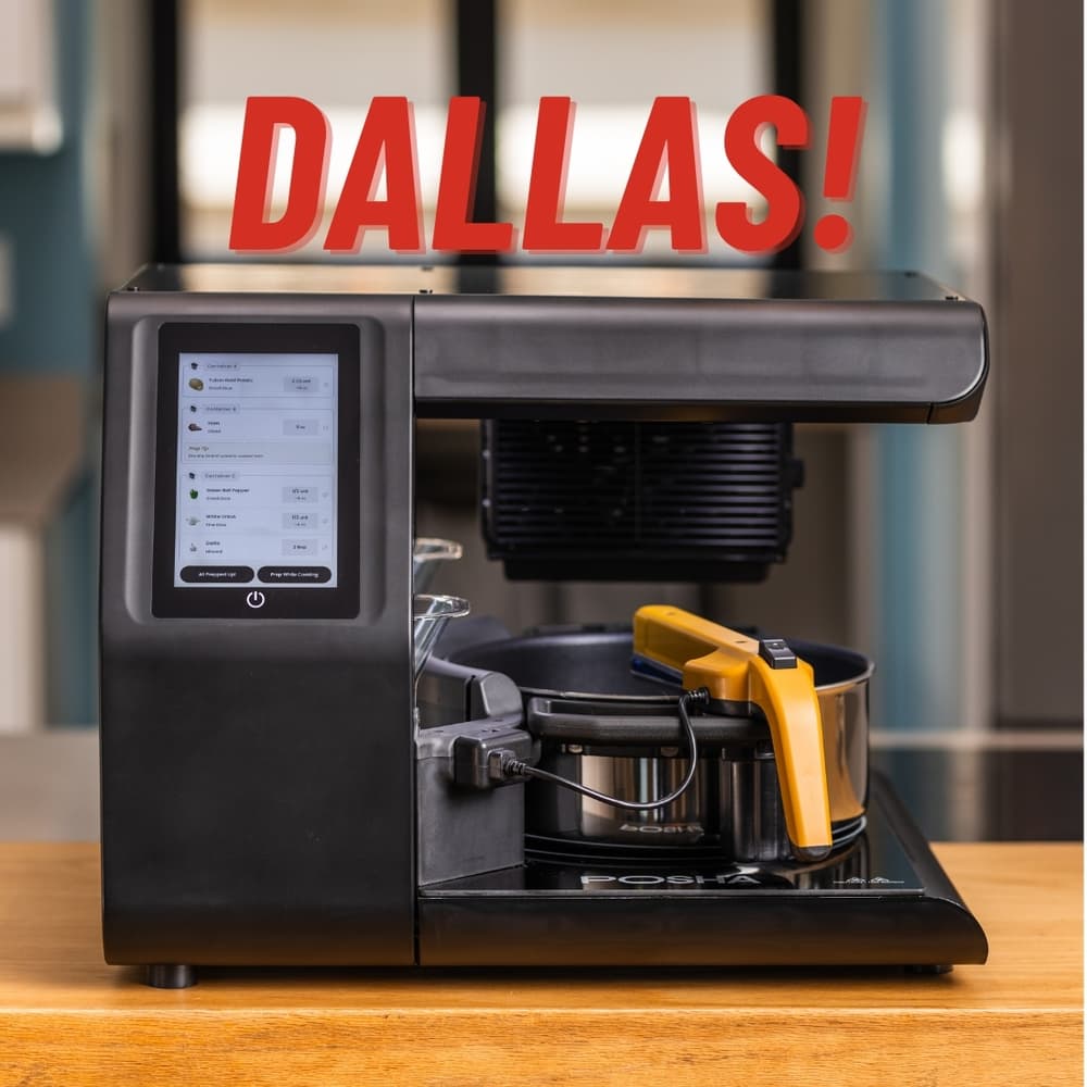 Posha (Robot Chef) LIVE Demo in Dallas