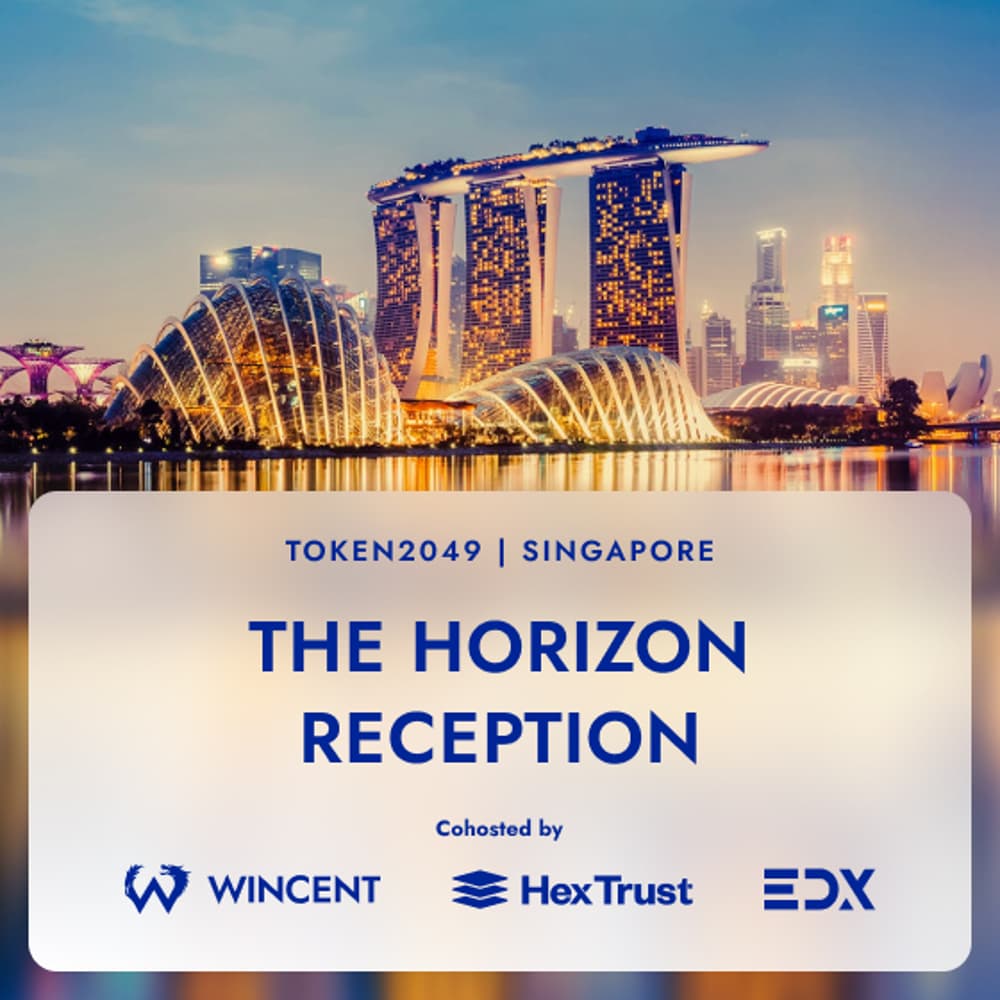 The Horizon Reception by Hex Trust, Wincent, and EDX. · Luma