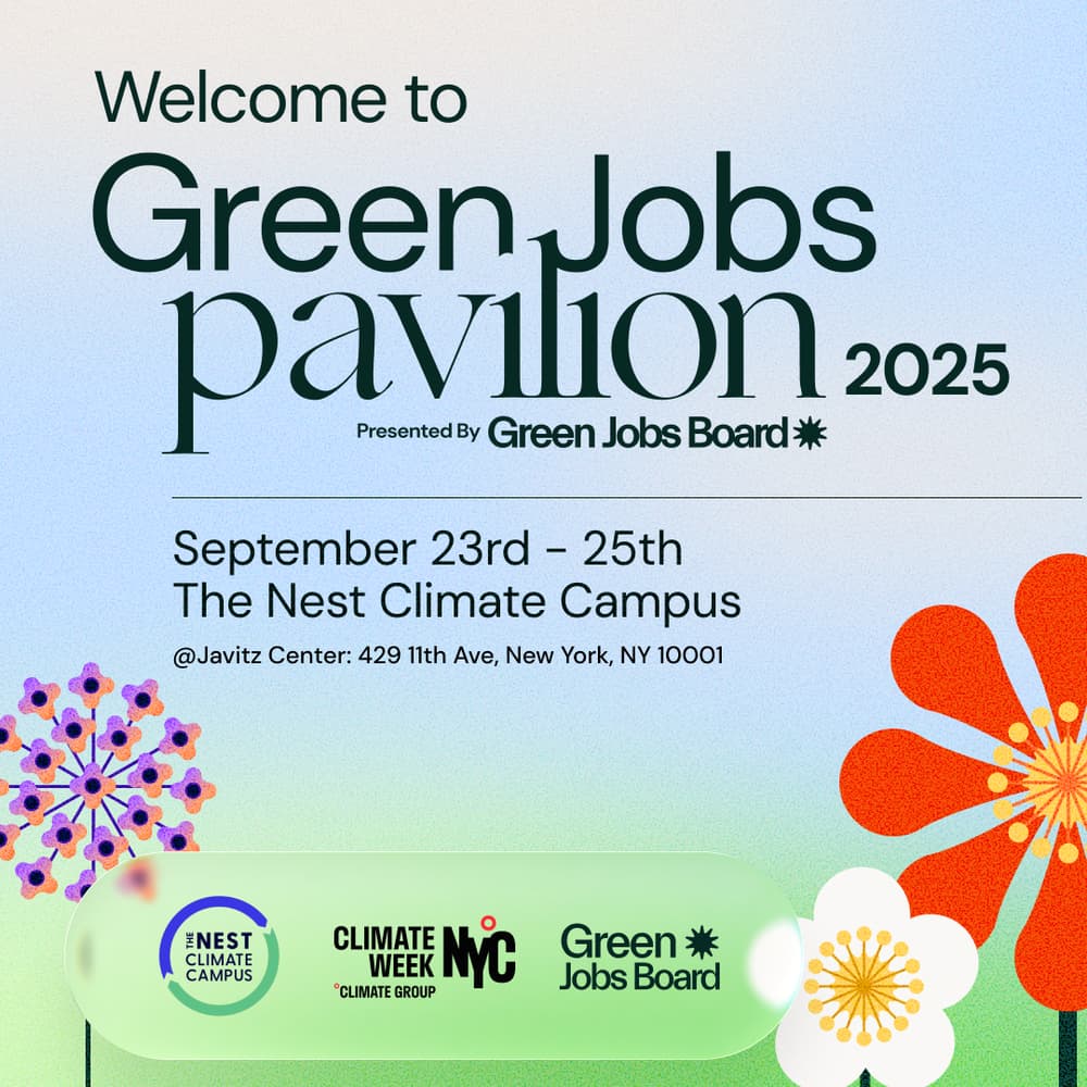 Welcome to Green Jobs Pavilion 2025 (SEPTEMBER 23-25)
