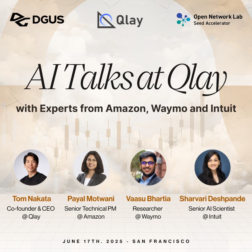 AI Talks at Qlay with Experts from Amazon, Waymo and Intuit