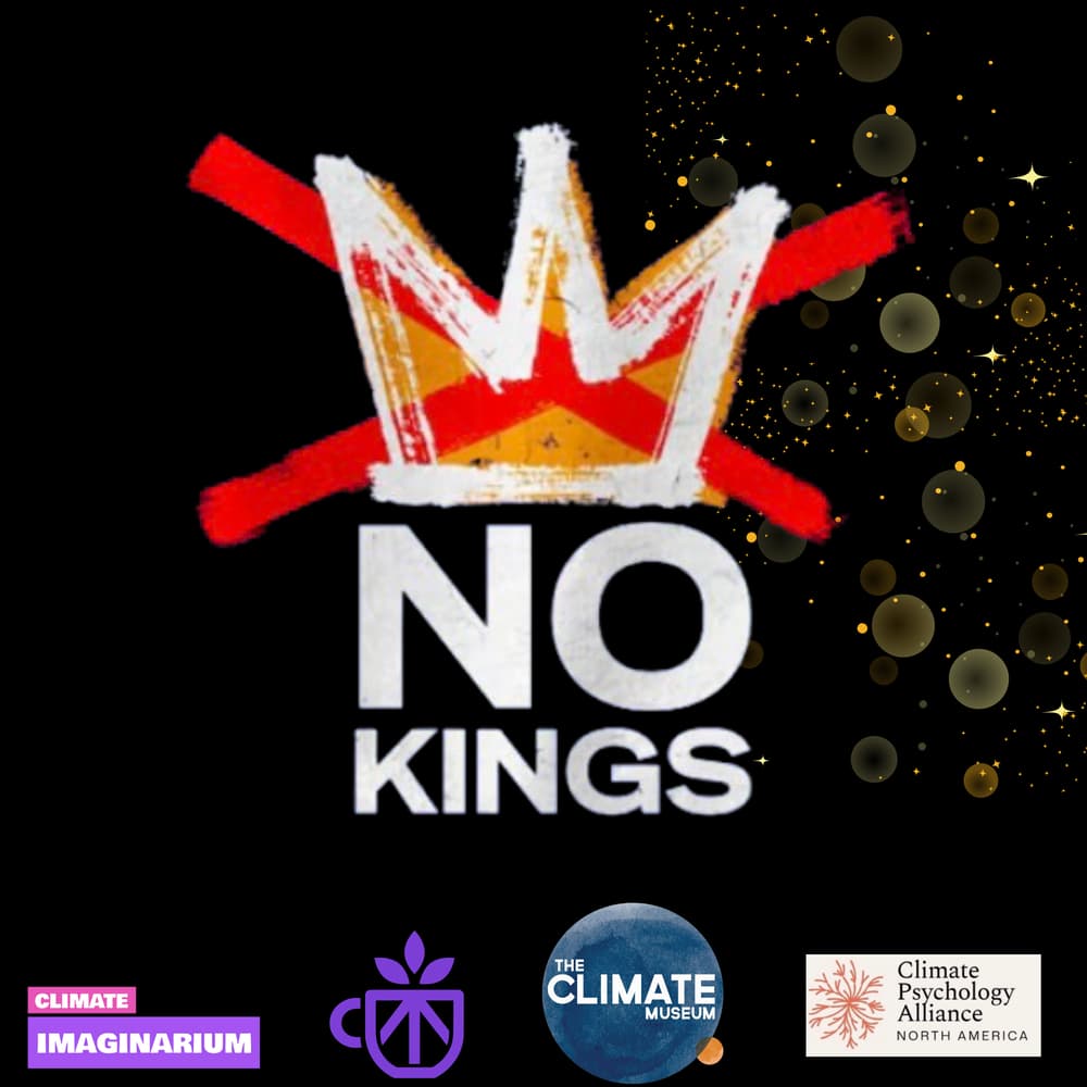 No Kings March with Climate Cafe NYC, Climate Psychology Alliance, and the Climate Museum