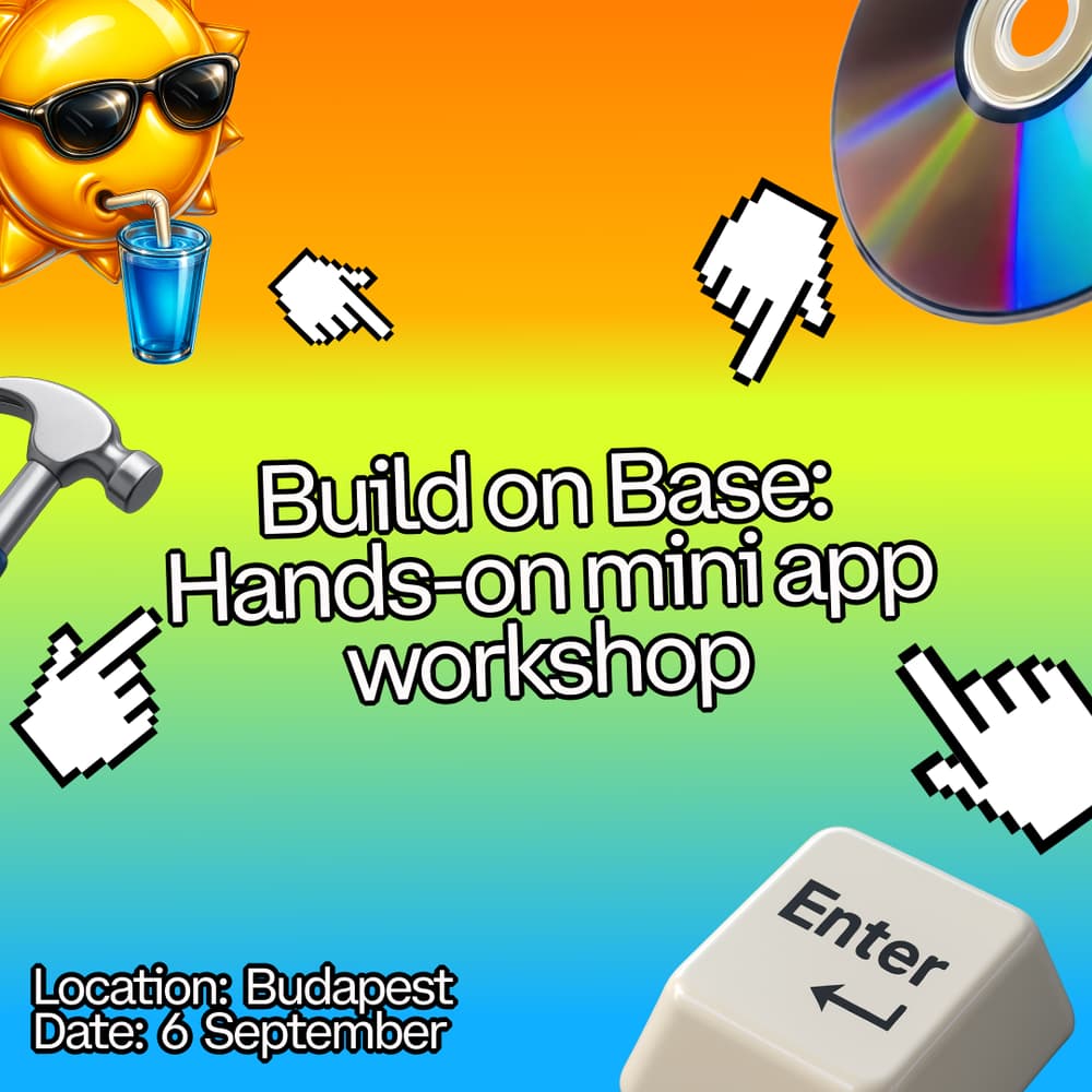 Build on Base: Hands-on mini app workshop · Luma
