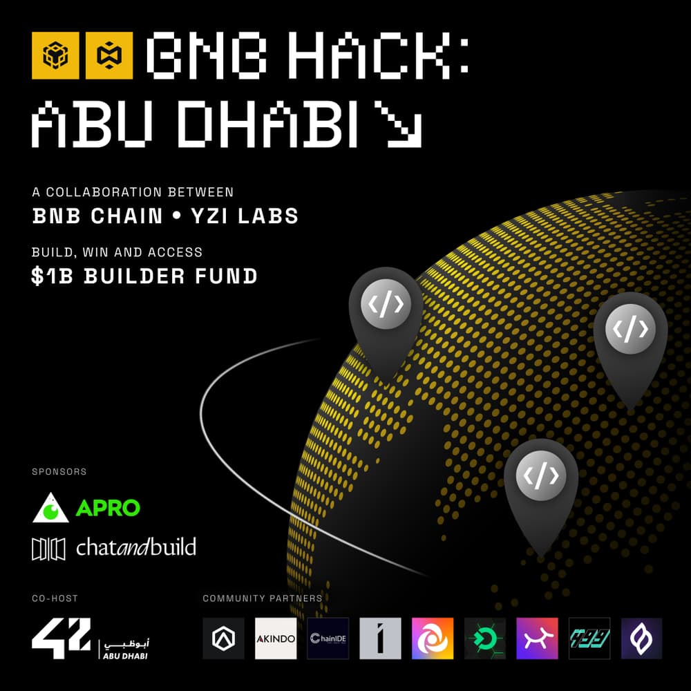 BNB Chain x YZi Labs Hack Series: Abu Dhabi · Luma