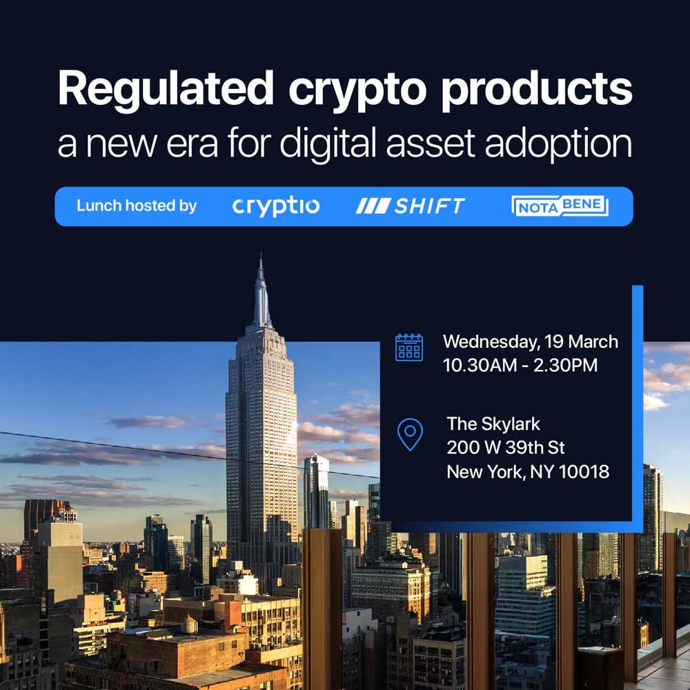 Regulated crypto products - a new era for digital asset adoption · Luma