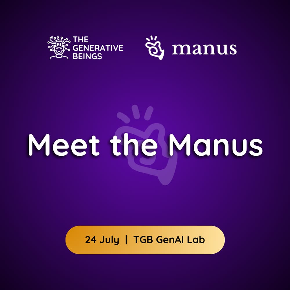 Meet the Manus | TGB x Manus AI
