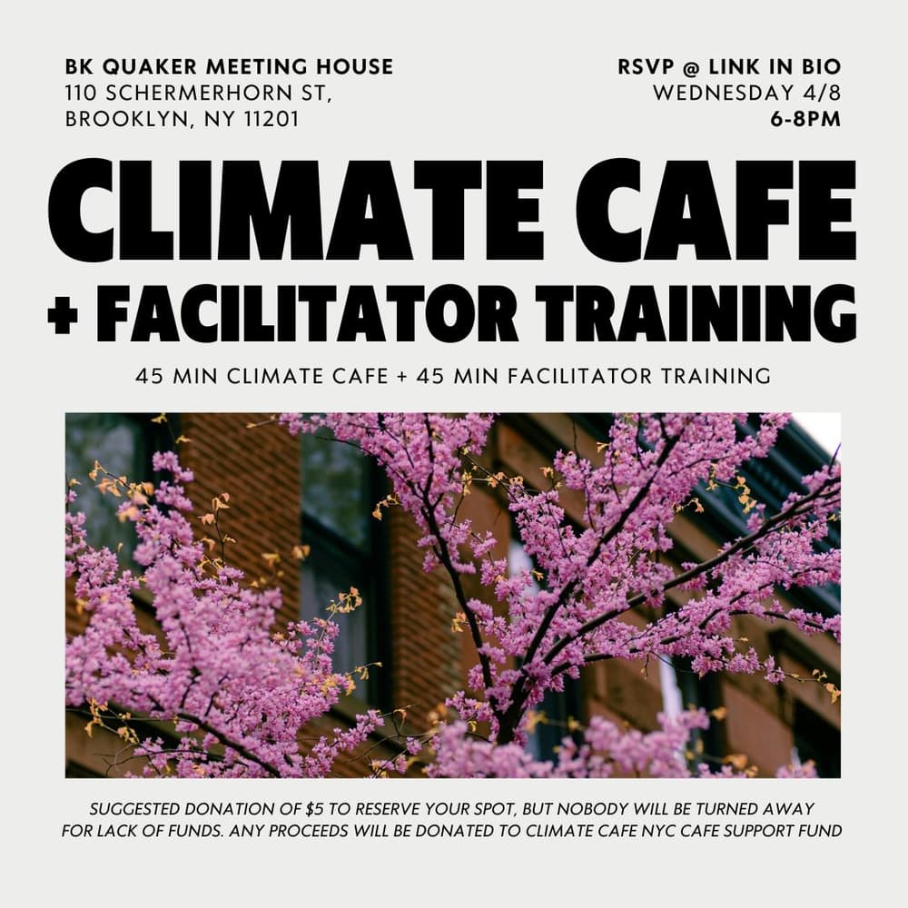 Climate Cafe & Facilitator Training