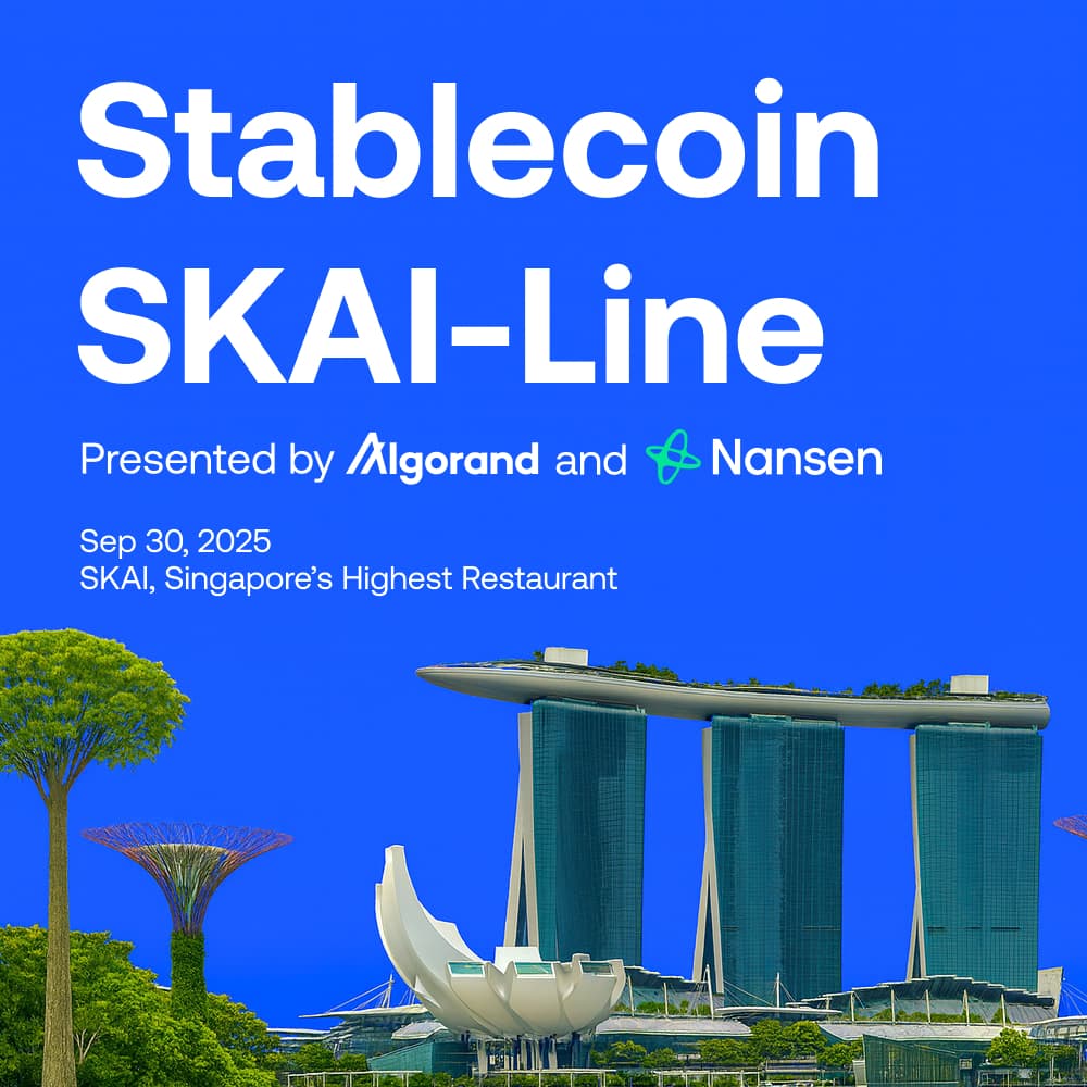 Stablecoin SKAI-Line Presented by Algorand x Nansen · Luma