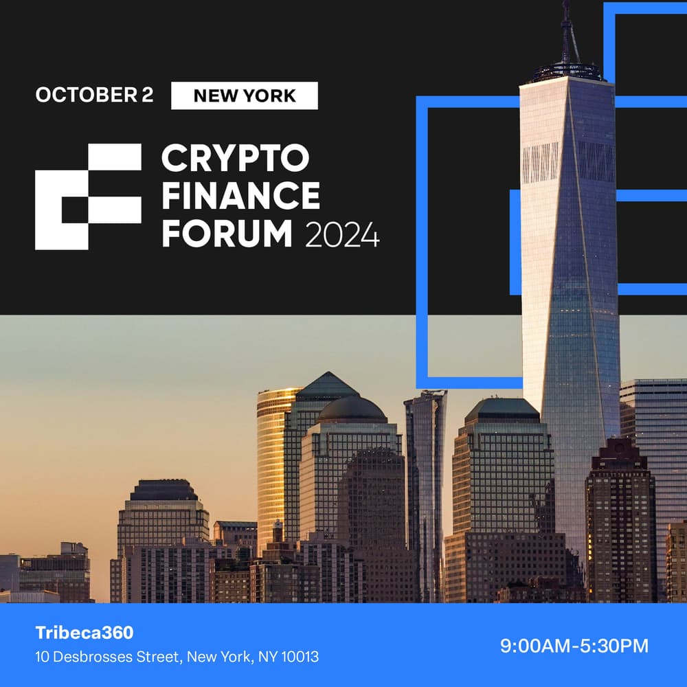 Crypto Finance Forum NYC 2024 · Luma
