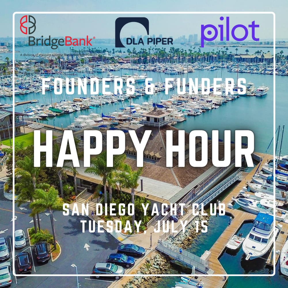 Founders & Funders Happy Hour at San Diego Yacht Club