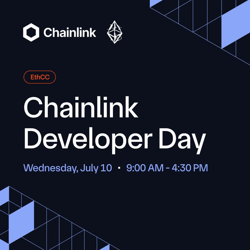 Chainlink Developer Day @ ETHCC · Luma