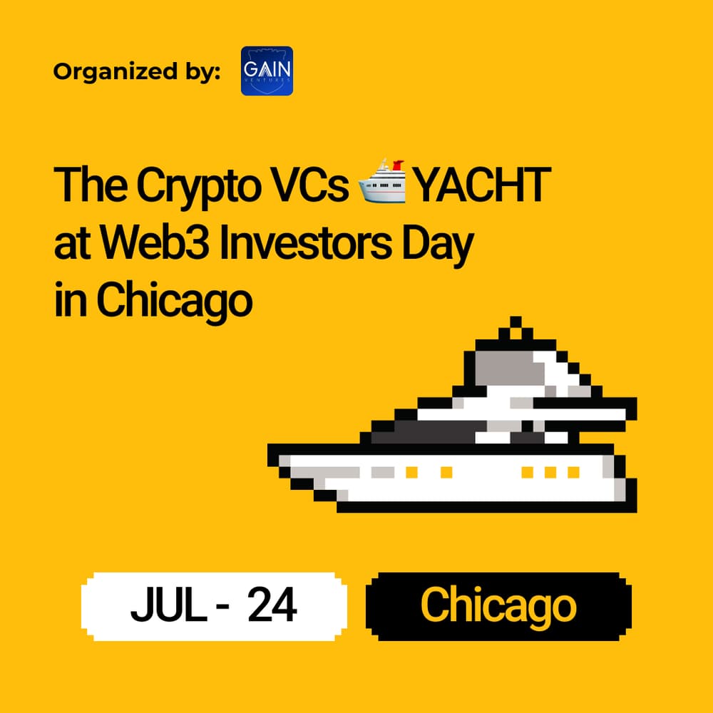 The Crypto VCs ?️ YACHT at Web3 Investors Day in Chicago