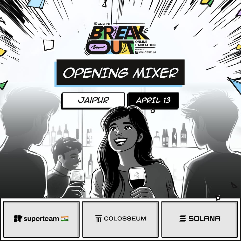 Superteam Breakout Opening Mixer, Jaipur · Luma
