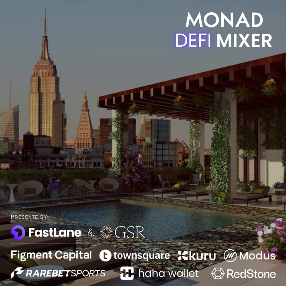 FastLane and GSR Present: Monad DeFi Mixer · Luma