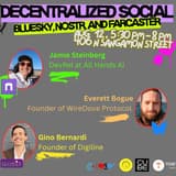 Cover Image for Decentralized Social! Bluesky, Nostr, and Farcaster