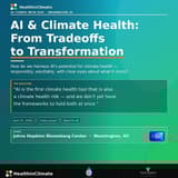 Cover Image for AI & Climate Health: From Tradeoffs to Transformations
