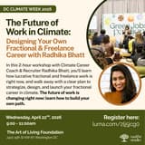 Cover Image for The Future of Work in Climate: Designing Your Own Fractional & Freelance Career (Presented at DC Climate Week)