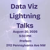 Cover Image for Data Viz Lightning talks
