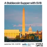 Cover Image for A Stablecoin Supper with Silicon Valley Bank Cover Image for A Stablecoin Supper with Silicon Valley Bank