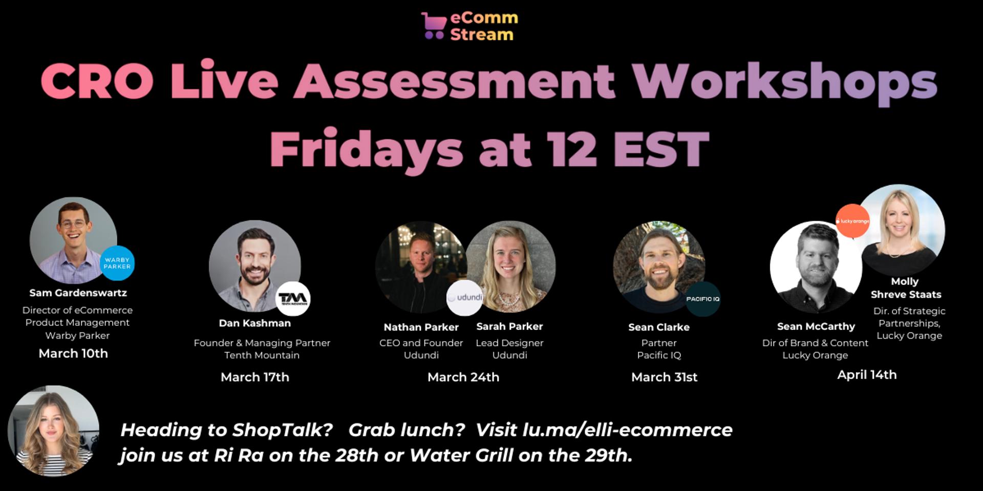 Cover Image for Shopify Experts CRO-Assess Your Store Live