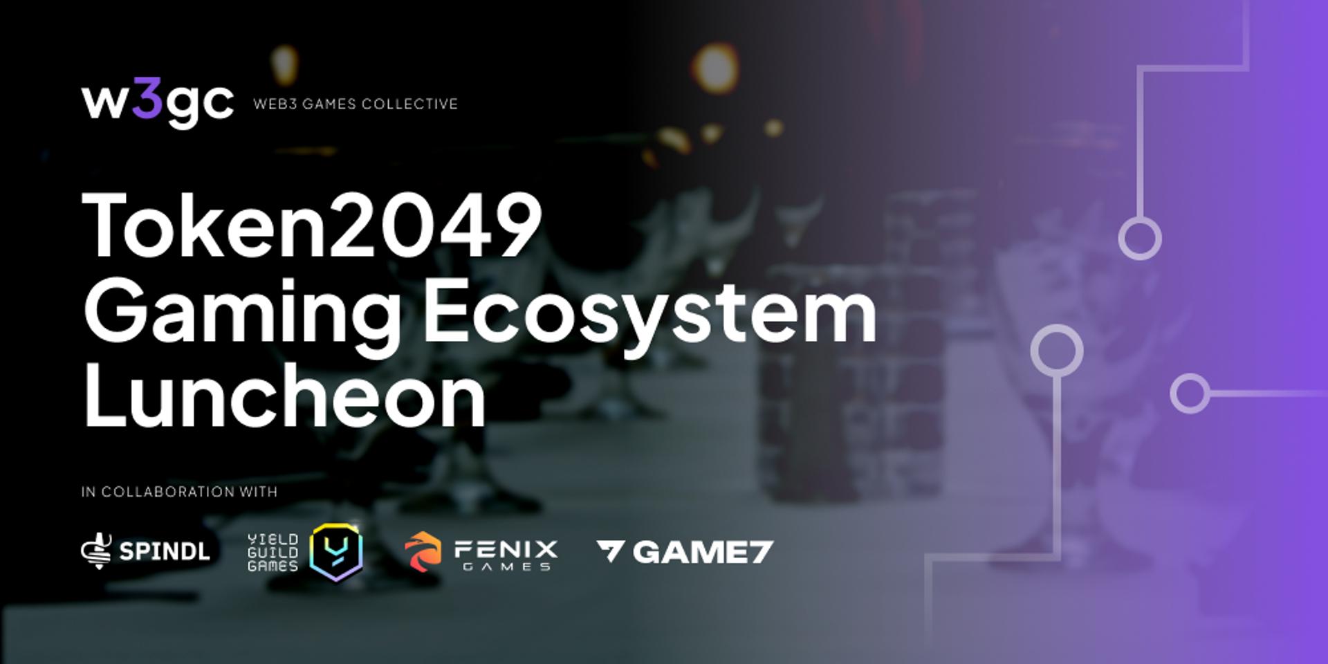 Cover Image for W3GC @ TOKEN2049 | Gaming Ecosystem Luncheon
