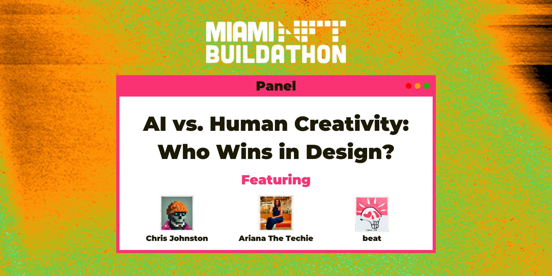 Cover Image for Panel 🎙️ AI vs. Human Creativity: Who Wins in Design?