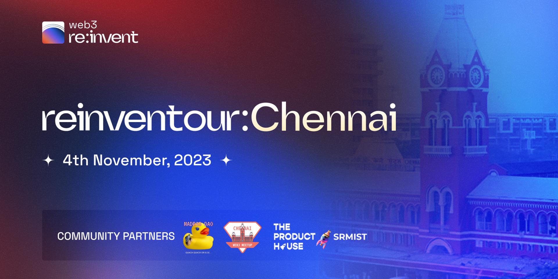 Cover Image for Chennai Web3 Meetup - Re:InvenTour