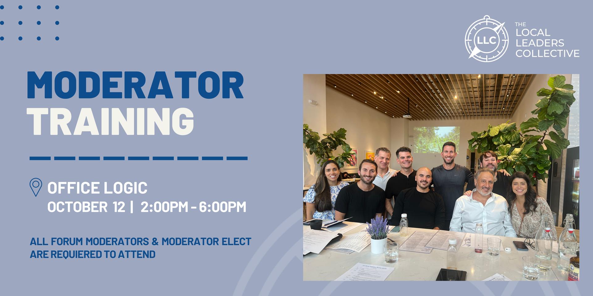 Cover Image for Moderator Training