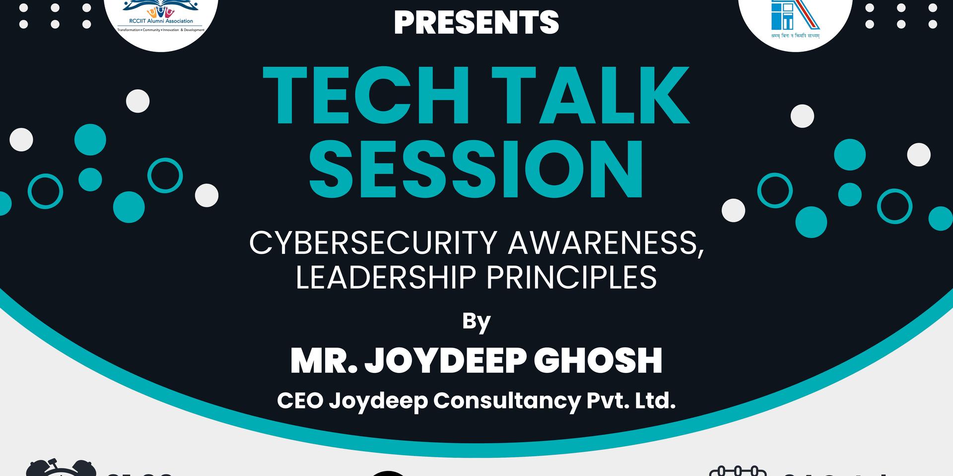 Cover Image for TechTalk by Mr. Joydeep Ghosh Alumni of RCCIIT