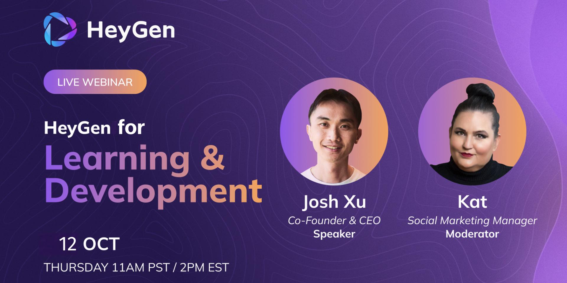 Cover Image for HeyGen for Learning & Development