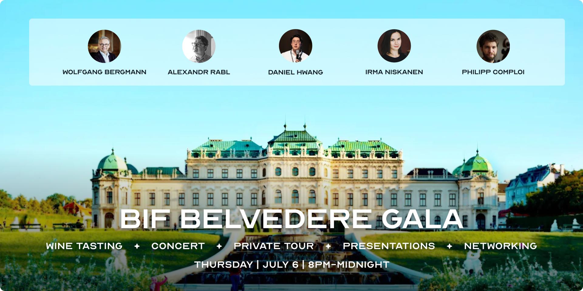 Cover Image for Blockchain Infrastructure Forum Evening Gala at the Belvedere Palace